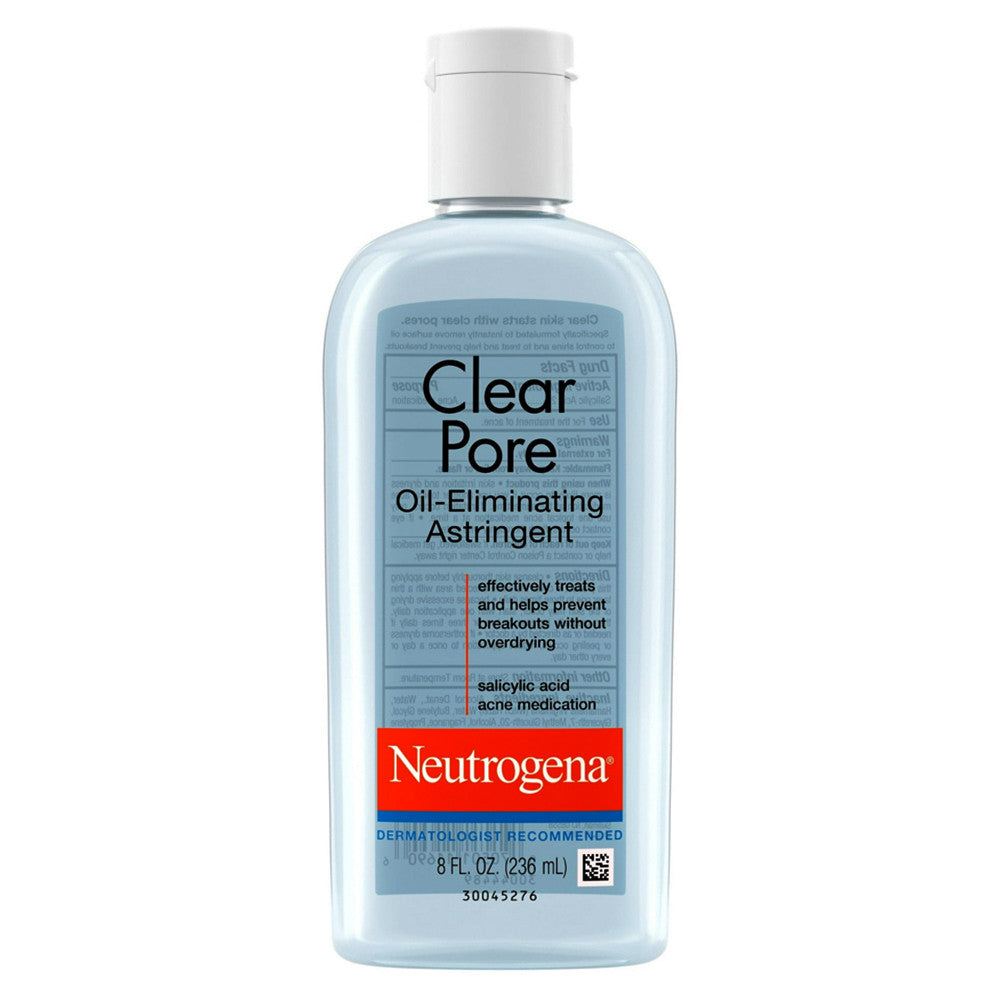 Neutrogena Clear Pore Oil Eliminating Astringent for Face, 8 Oz
